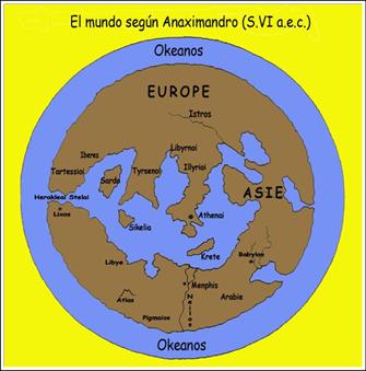 Anaximandro mapa-mundi