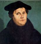 Martinho Lutero, o monge alemão que incendiou o mundo. pintura de Cranach (1529). Fonte da imagem: pt.wikipedia.org/Ficheiro:Luther46c.jpg